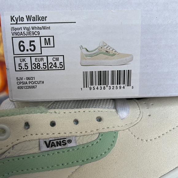 Vans Kyle Walker Sport Voltage White/Mint WMNS sneakers - Picture 16 of 16